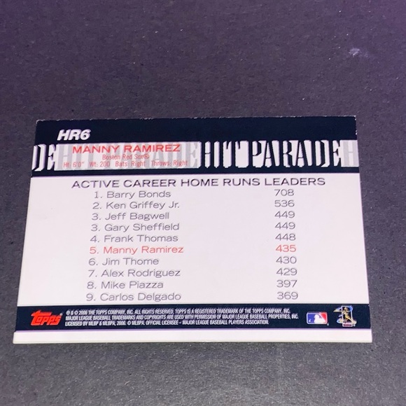 Manny Ramirez cards (3) 2001-2006 - Picture 8 of 8